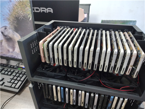 Ảnh Lắp Đặt Box Phone Farm Tại Vinhomes Golden River, tp HCM